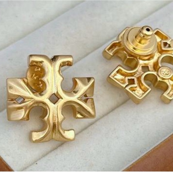 Tory Burch ROXANNE Large Stud Earrings - Picture 1 of 5
